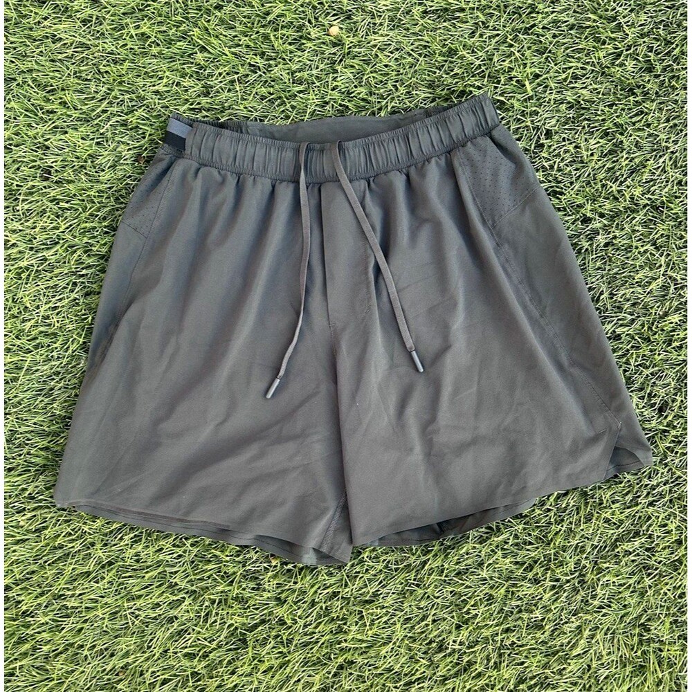 Lululemon Surge Short 6” Lined Men’s M Gray Running Athletic Gym OOM Liner